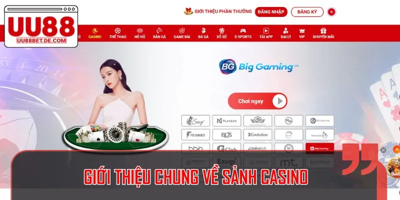 Casino UU88 - Sảnh Game Đa Dạng Cho Người Chơi Chuyên Nghiệp 1 Sảnh Casino UU88 trực tuyến tại đây từ lâu đã được nhiều người lựa chọn