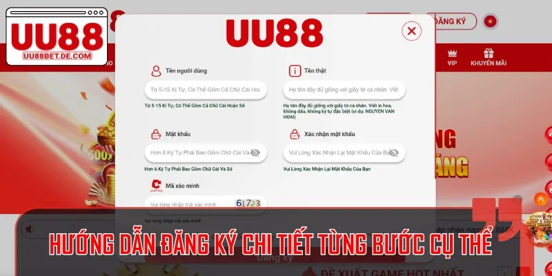 Đăng Ký UU88 Dễ Dàng Chỉ Với 1 Phút – Tham Gia Ngay Hôm Nay 3 Hướng dẫn chi tiết từng bước tạo tài khoản để tham gia cá cược trực tuyến